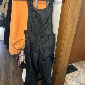 Black Snow Pants / Overalls